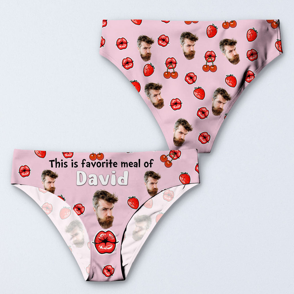This Is My Favorite Meal - Personalized Women Briefs