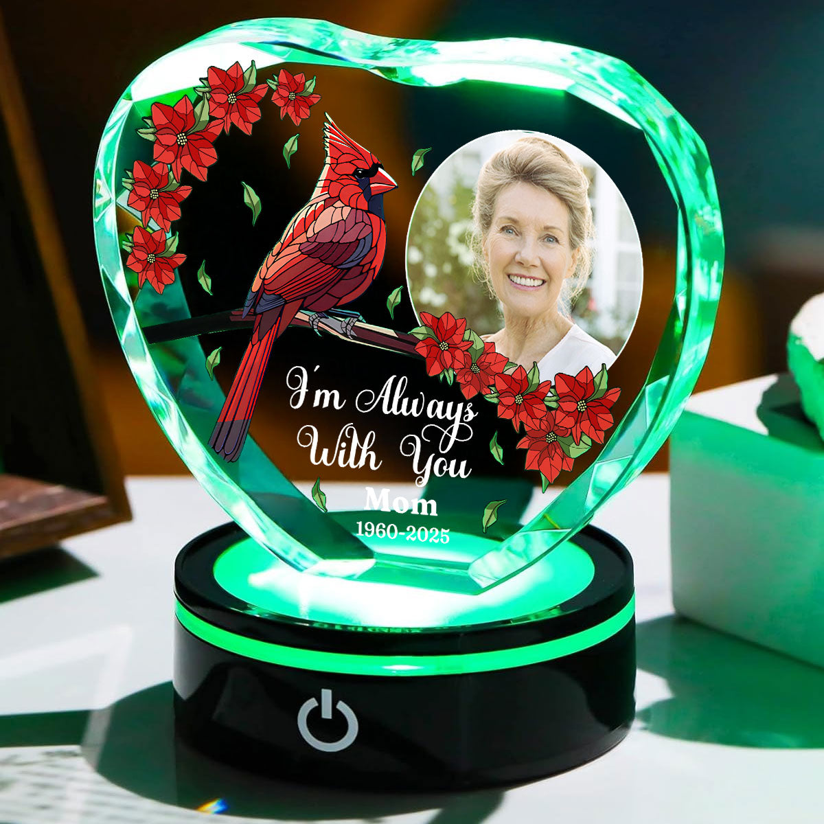 Beside You - Personalized Crystal Led Light