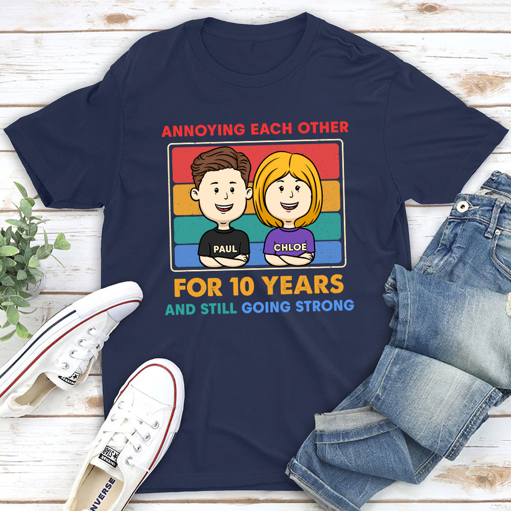 Custom Anniversary Keepsake Gifts For Couple • Going Strong - Personalized Classic T-shirt