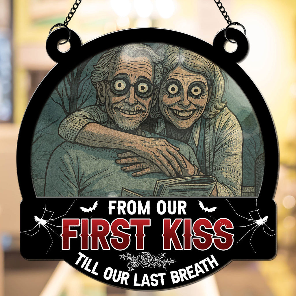 Till Our Last Breath Halloween - Personalized Suncatcher