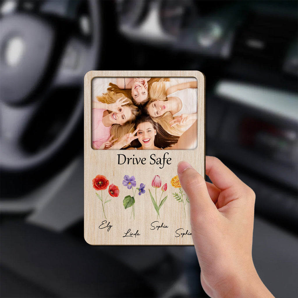 Bestie Drive Safe - Personalized Car Visor Clip