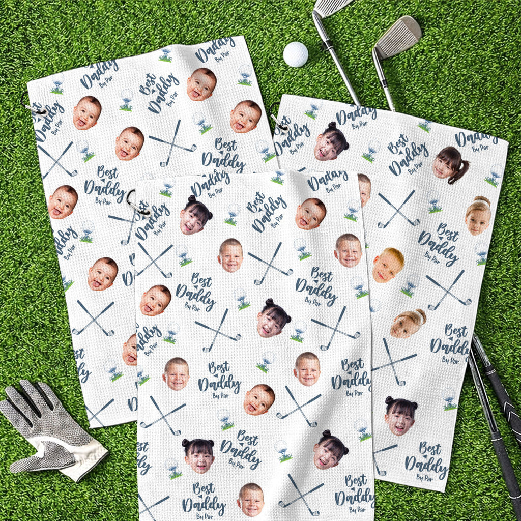 Best Dad By Par - Personalized Golf Towel