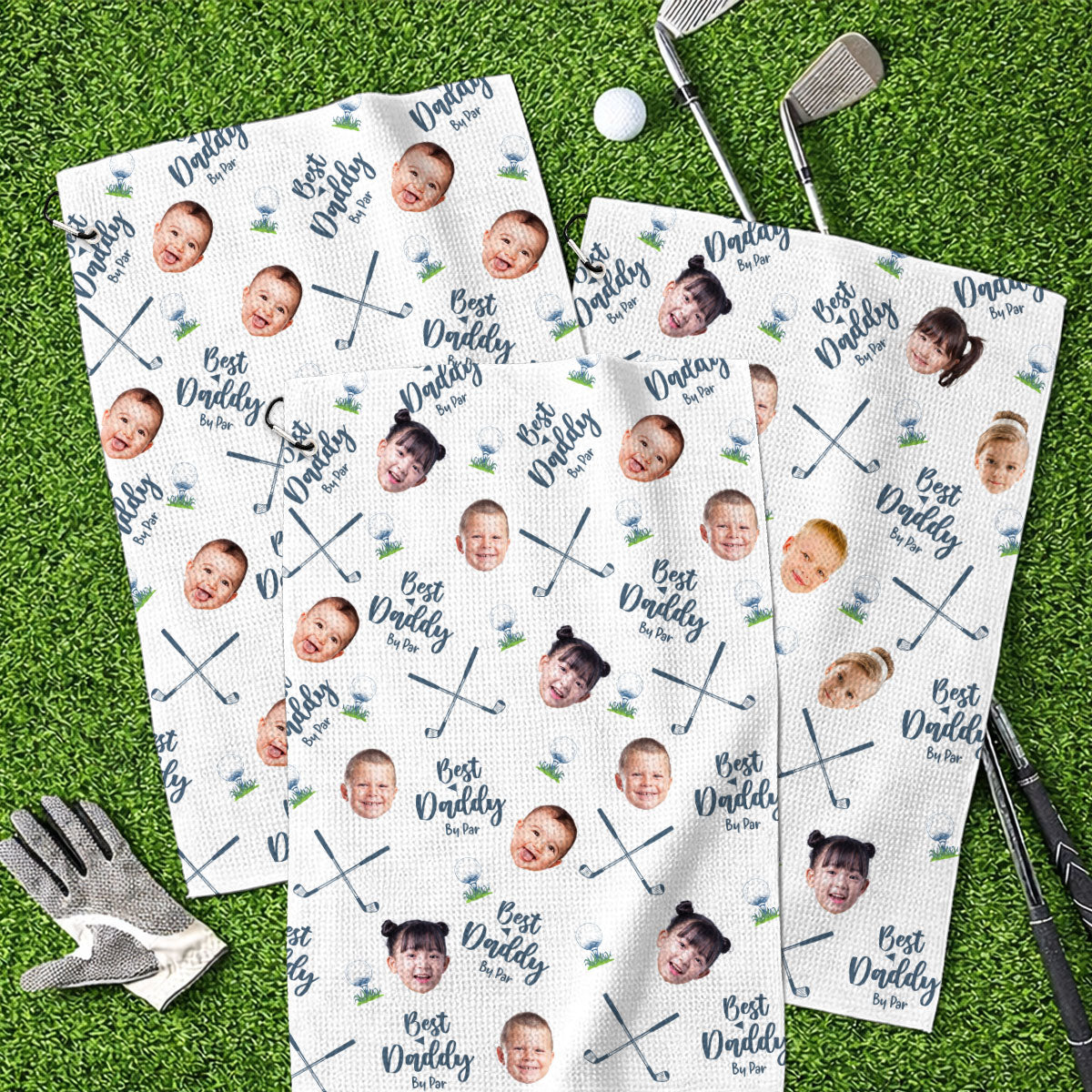 Best Dad By Par - Personalized Golf Towel