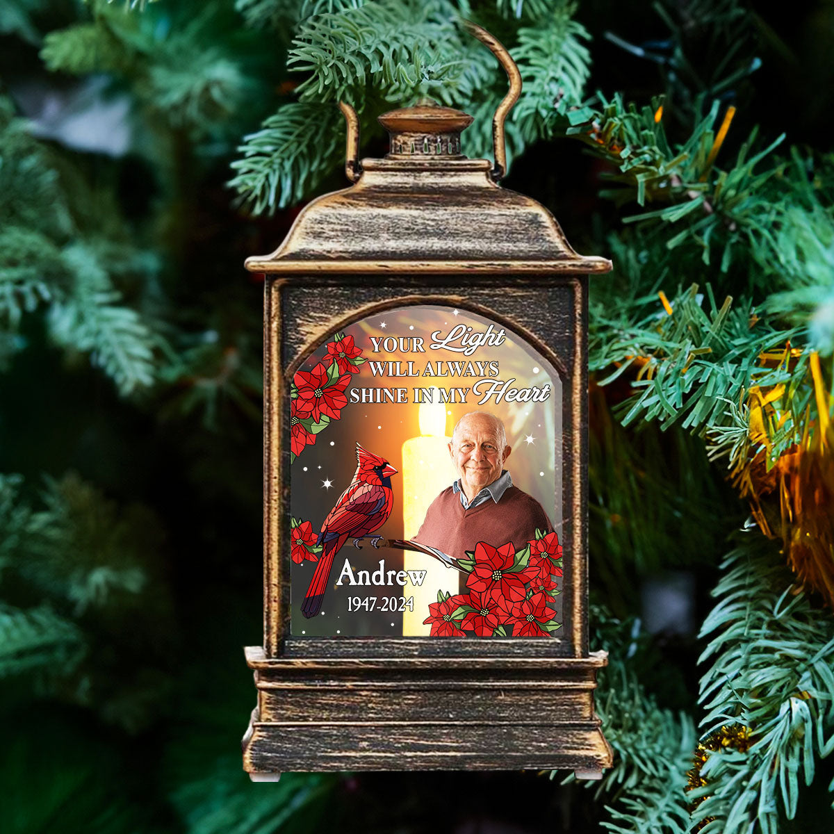 In My Heart - Personalized Christmas Wind Lamp