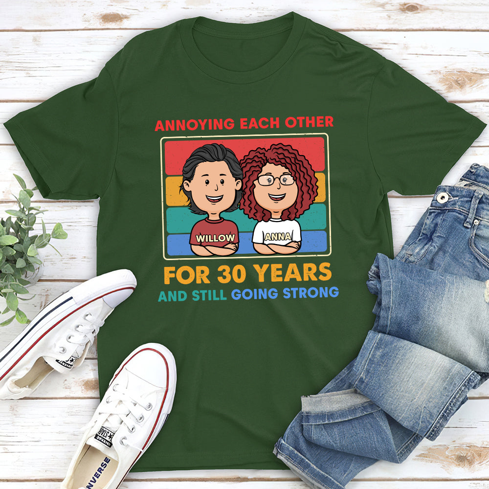 Custom Anniversary Keepsake Gifts For Couple • Going Strong - Personalized Classic T-shirt
