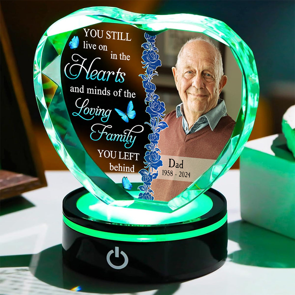 In The Hearts - Personalized Crystal Led Light