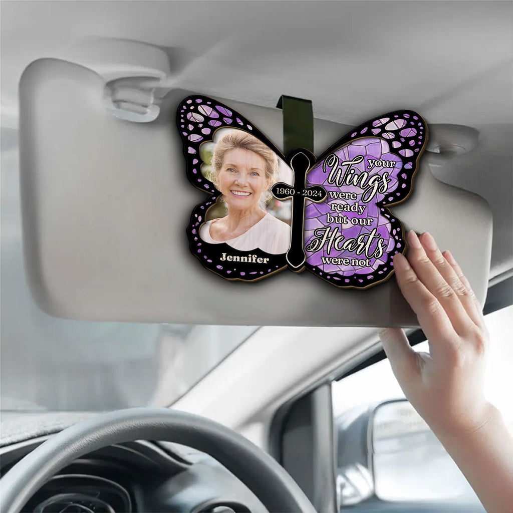Photo I Am Always With You - Personalized Car Visor Clip