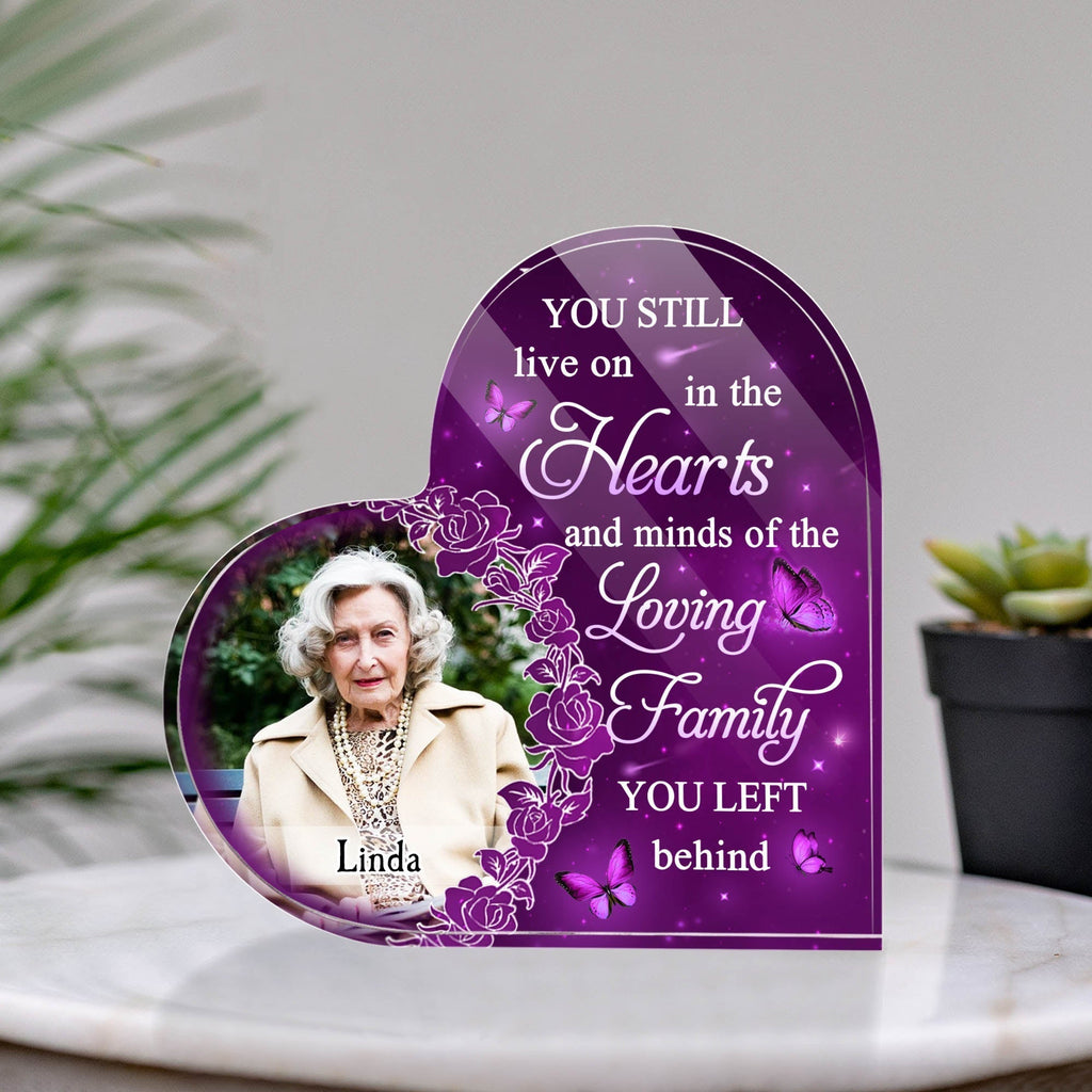 Custom Couple's Decor, Anniversary & Wedding Gift • Hearts And Minds - Personalized Acrylic Plaque