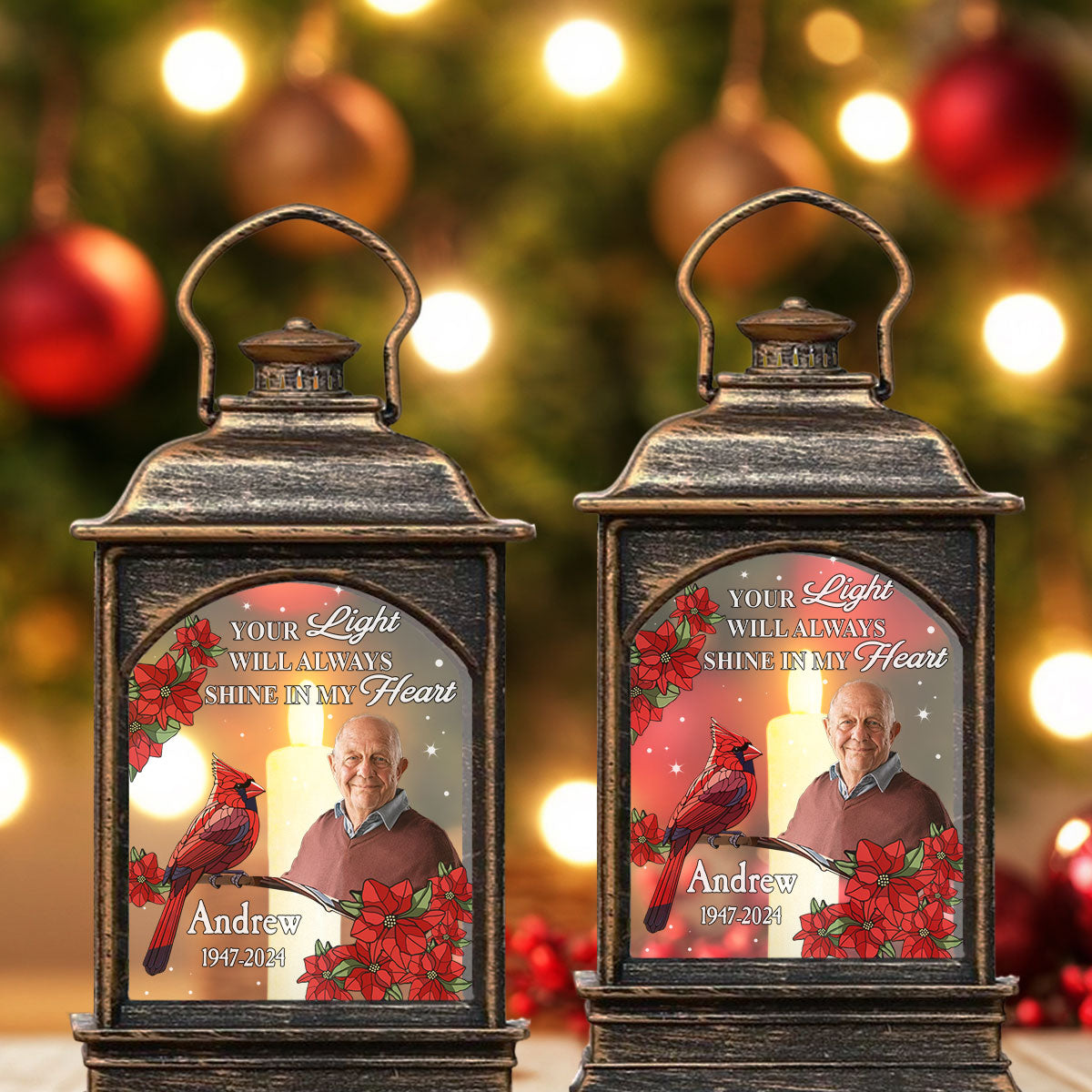 In My Heart - Personalized Christmas Wind Lamp