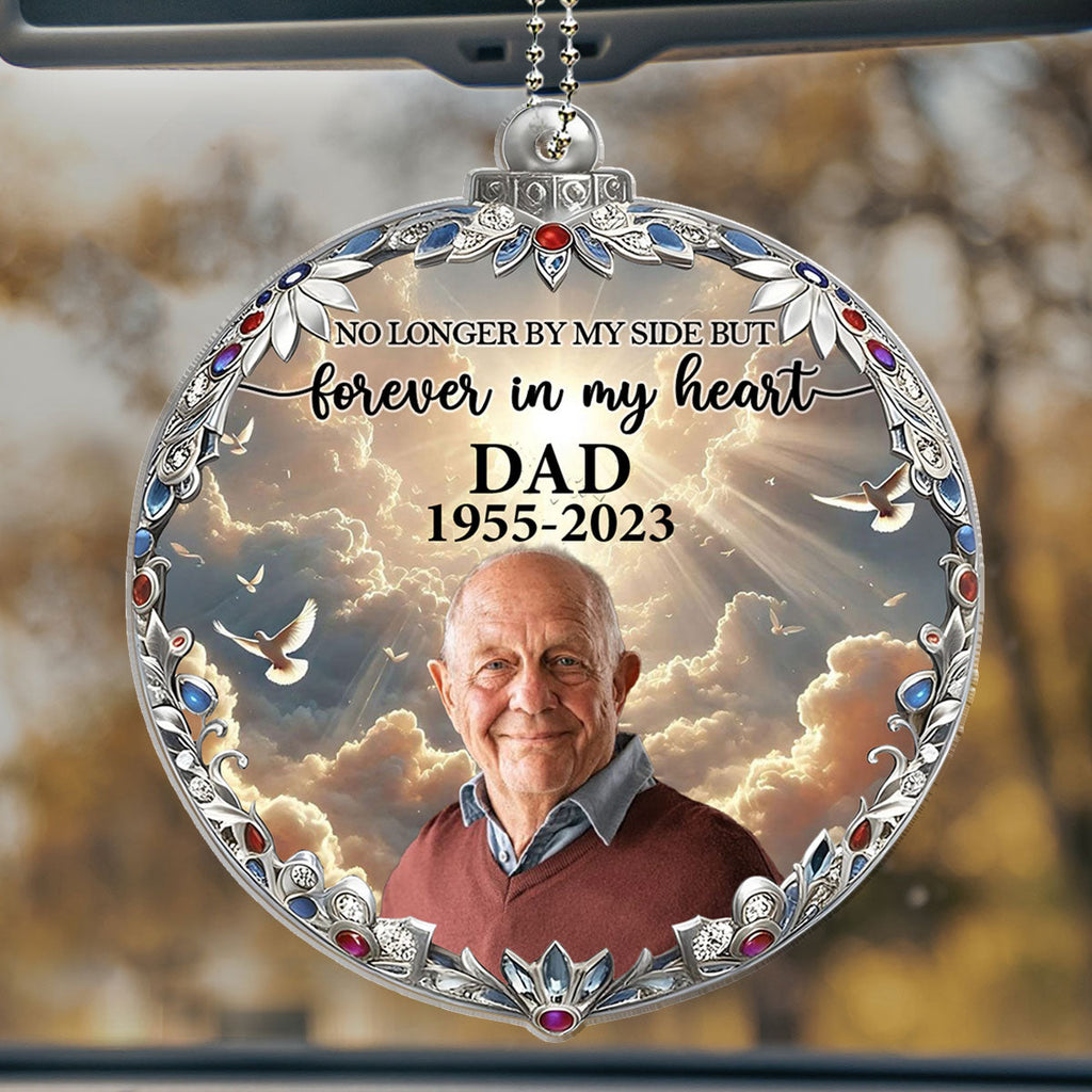 By Your Side - Personalized 3D Effect Car Ornament