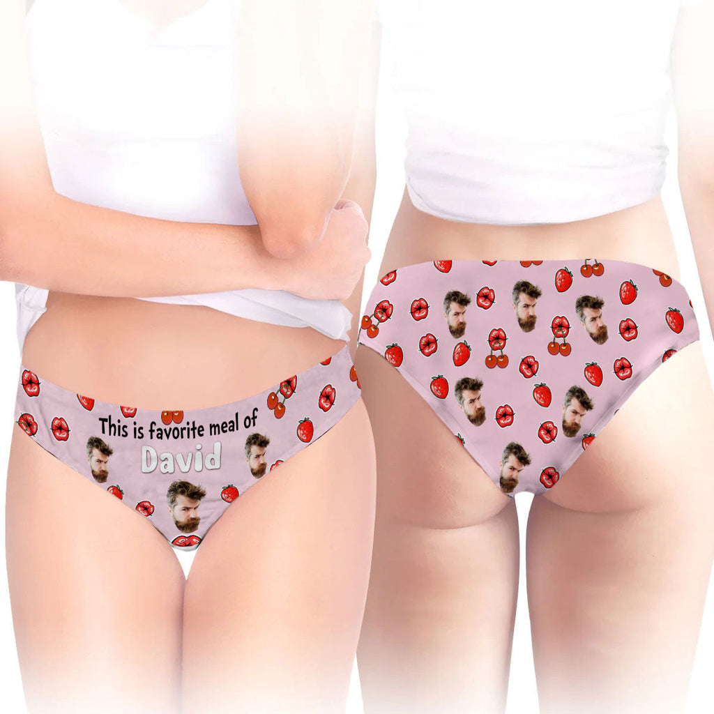 This Is My Favorite Meal - Personalized Women Briefs