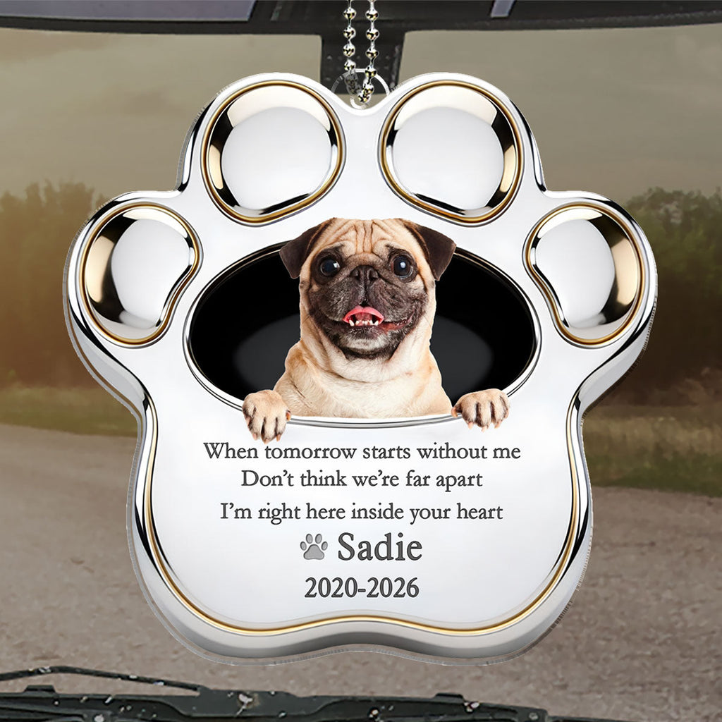 Still Here In Your Heart - Personalized Car Ornament