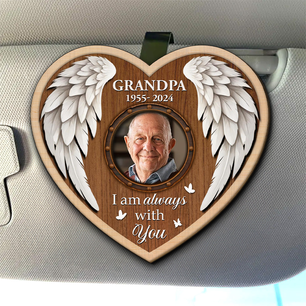 I Am Always With You Version 2 - Personalized Car Visor Clip