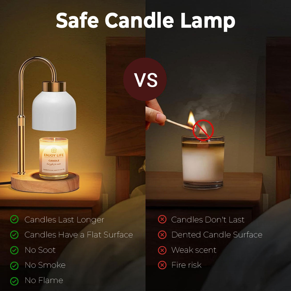 When You Miss Me Have No Fear - Personalized Candle Warmer Lamp