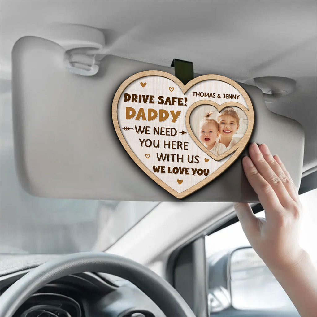 Love From Your Family - Personalized Car Visor Clip
