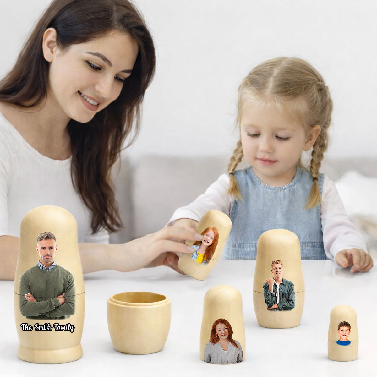 The Family - Personalized Nesting Doll