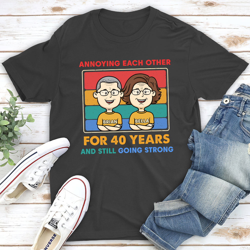 Custom Anniversary Keepsake Gifts For Couple • Going Strong - Personalized Classic T-shirt
