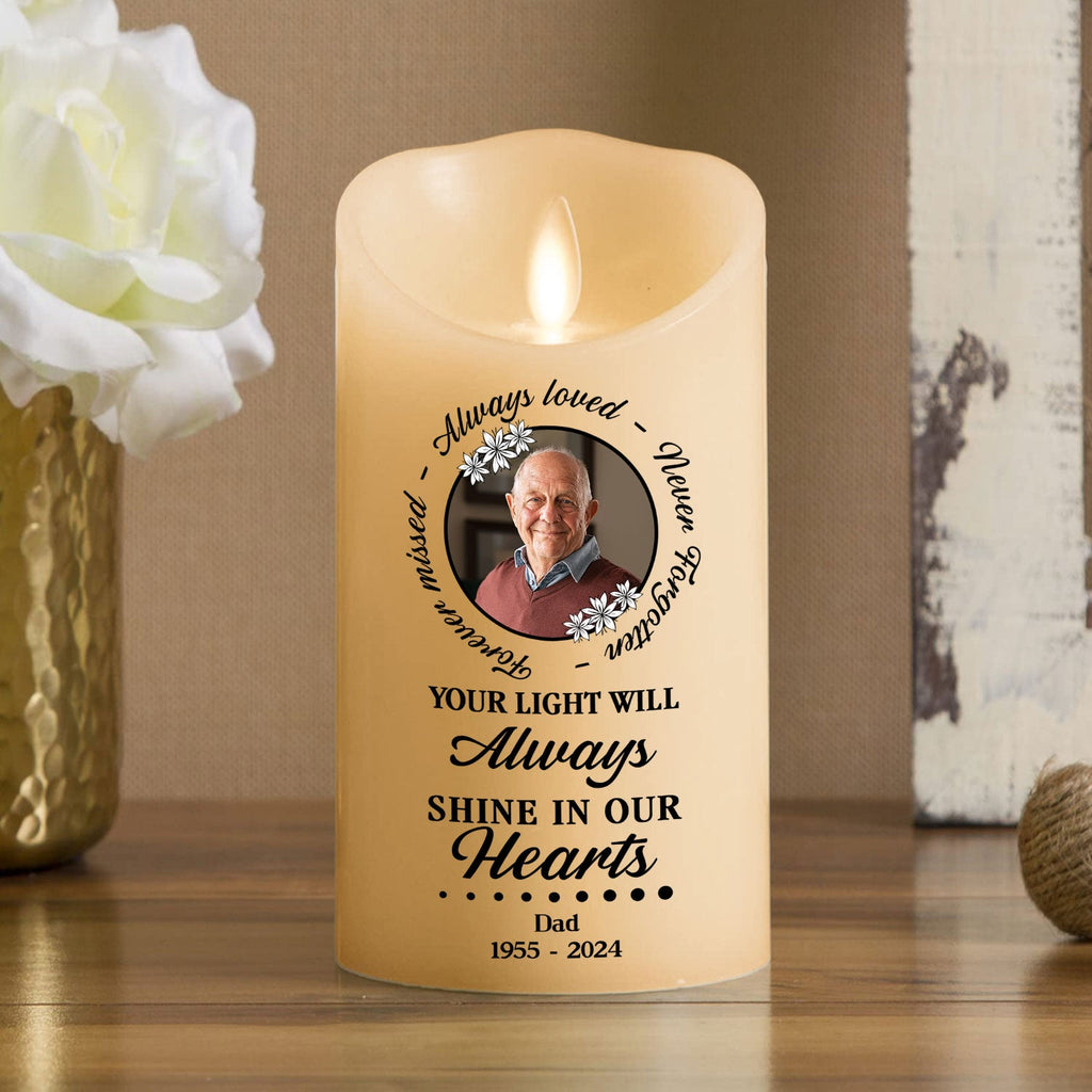 Always In Our Thoughts - Personalized LED Candle