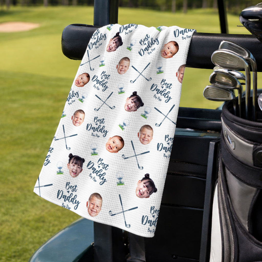 Best Dad By Par - Personalized Golf Towel