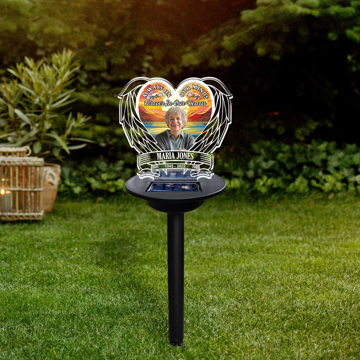 Forever In Heart - Personalized Solar Light