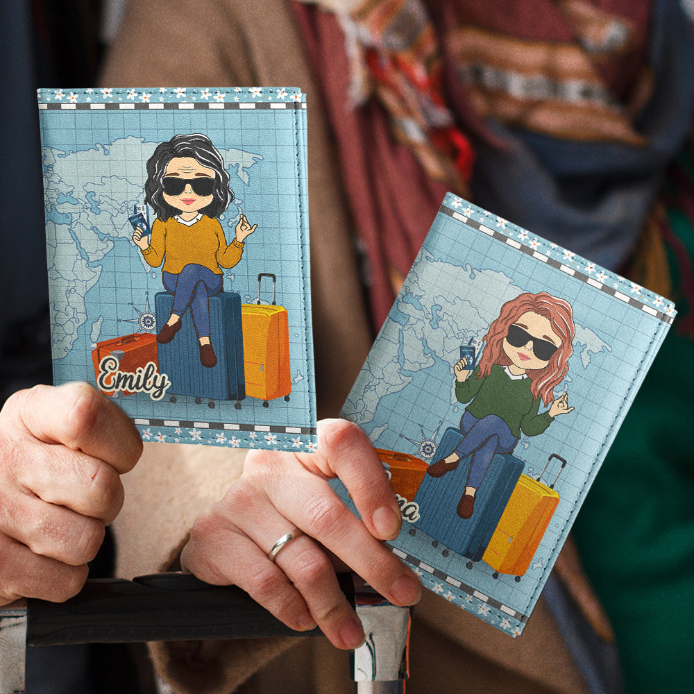 Travel Love - Personalized Passport Cover