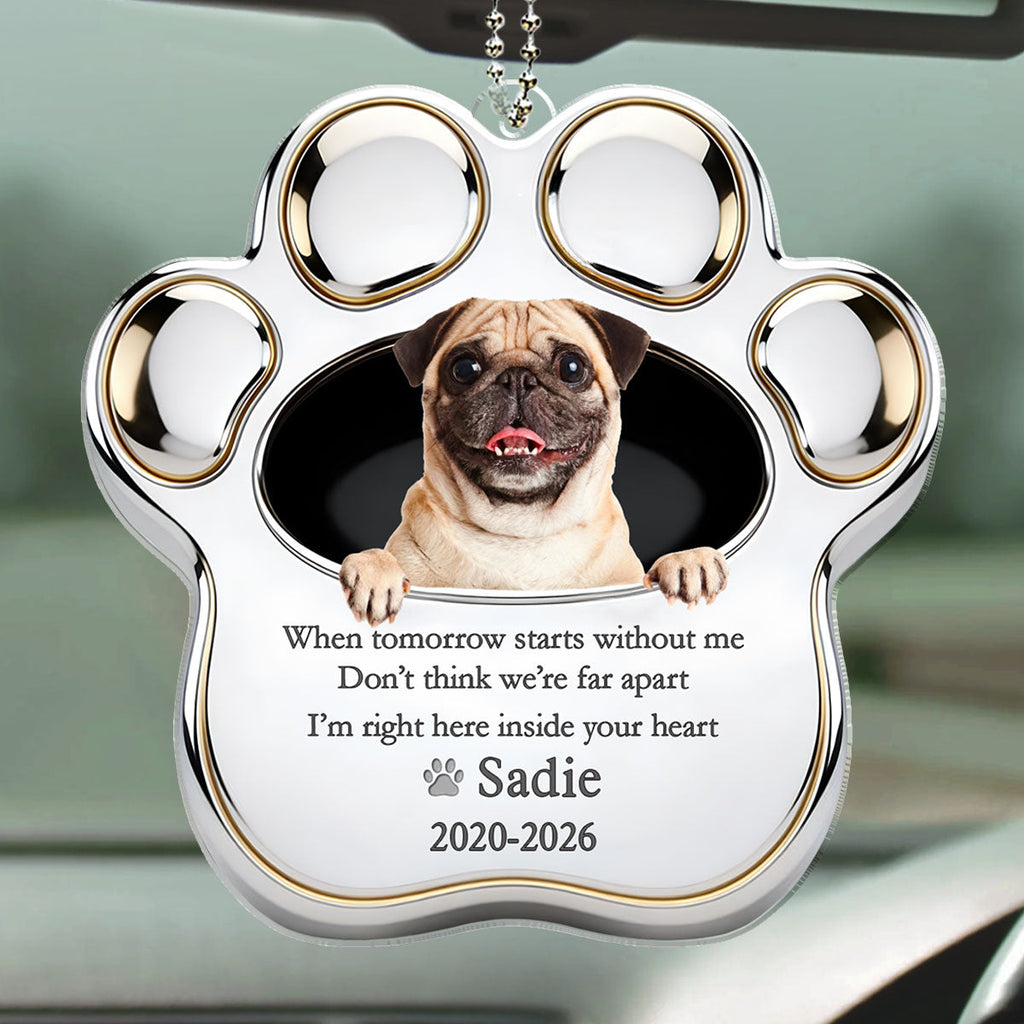 Still Here In Your Heart - Personalized Car Ornament
