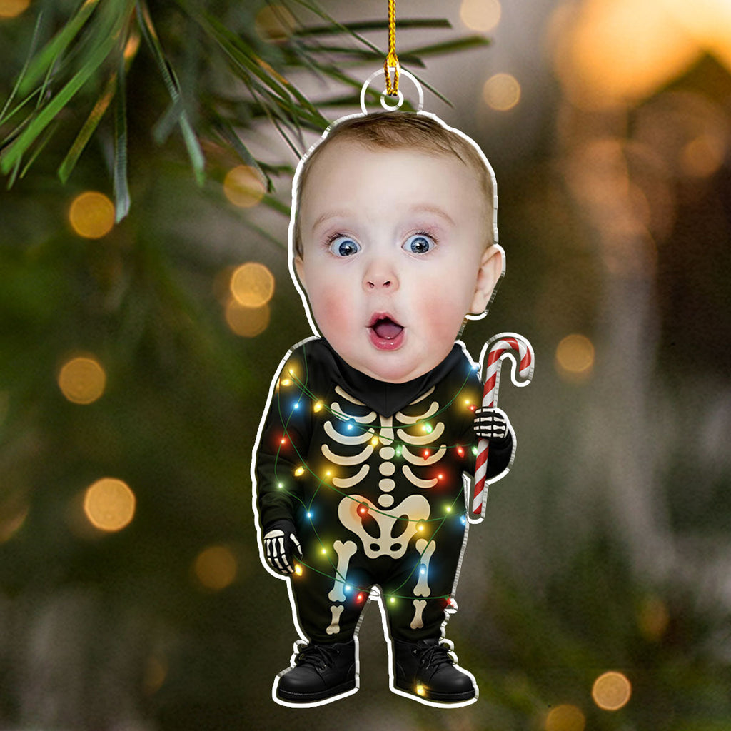 Custom Photo Family Ornament, Christmas Gift for Family Members • Funny Christmas Ornament - Personalized Acrylic Ornament