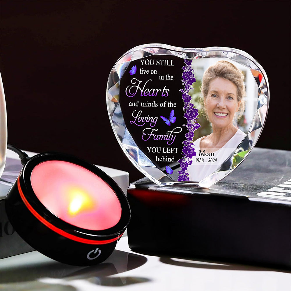 In The Hearts - Personalized Crystal Led Light