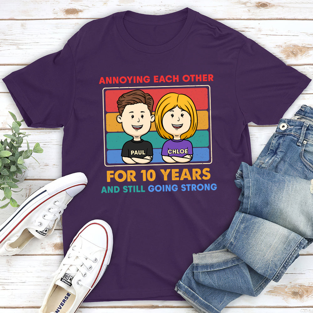 Custom Anniversary Keepsake Gifts For Couple • Going Strong - Personalized Classic T-shirt