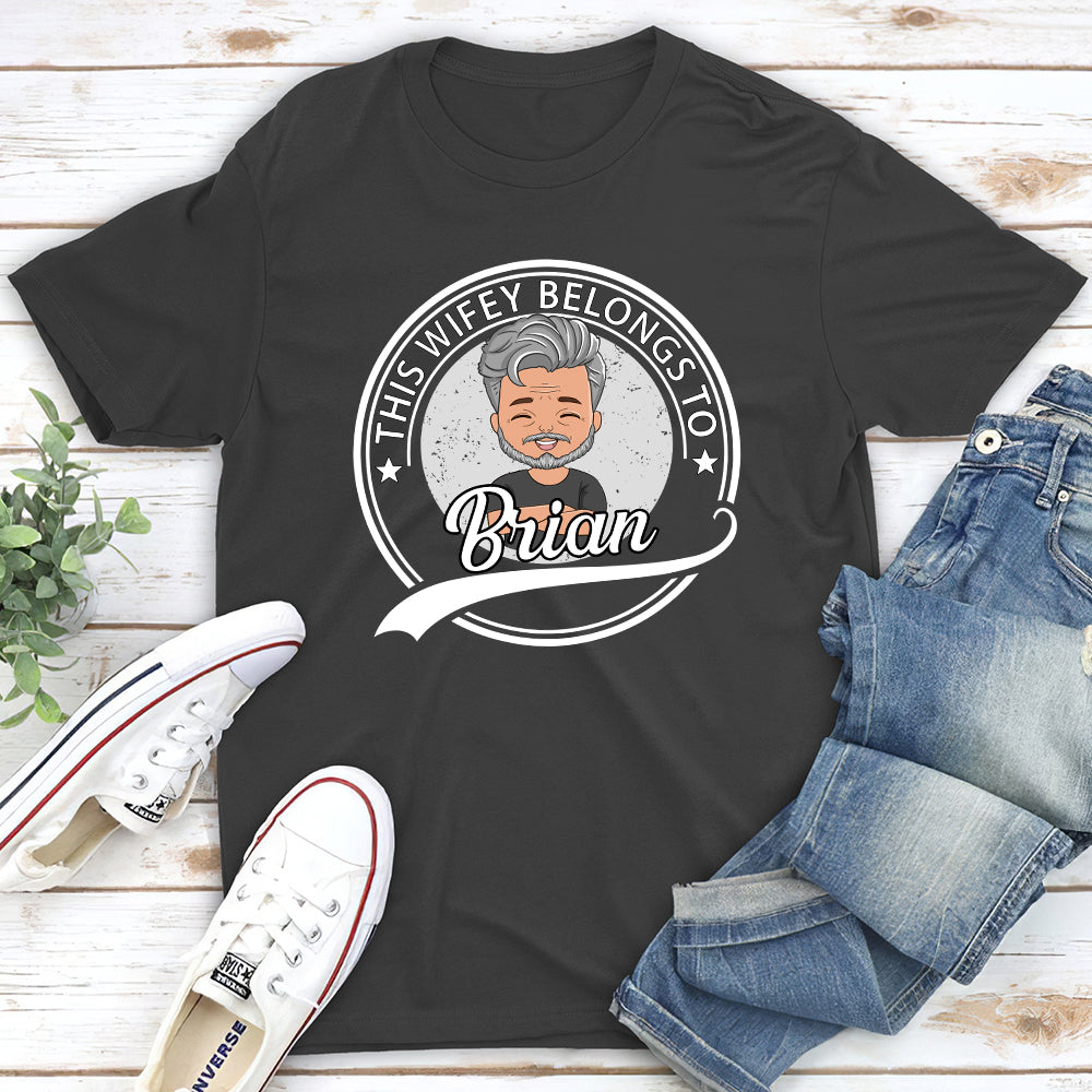 Custom Anniversary Keepsake Gifts For Couple • Belongs To - Personalized Classic T-shirt