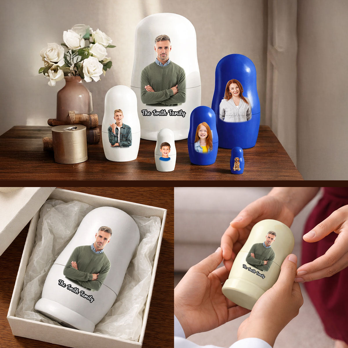 The Family - Personalized Nesting Doll