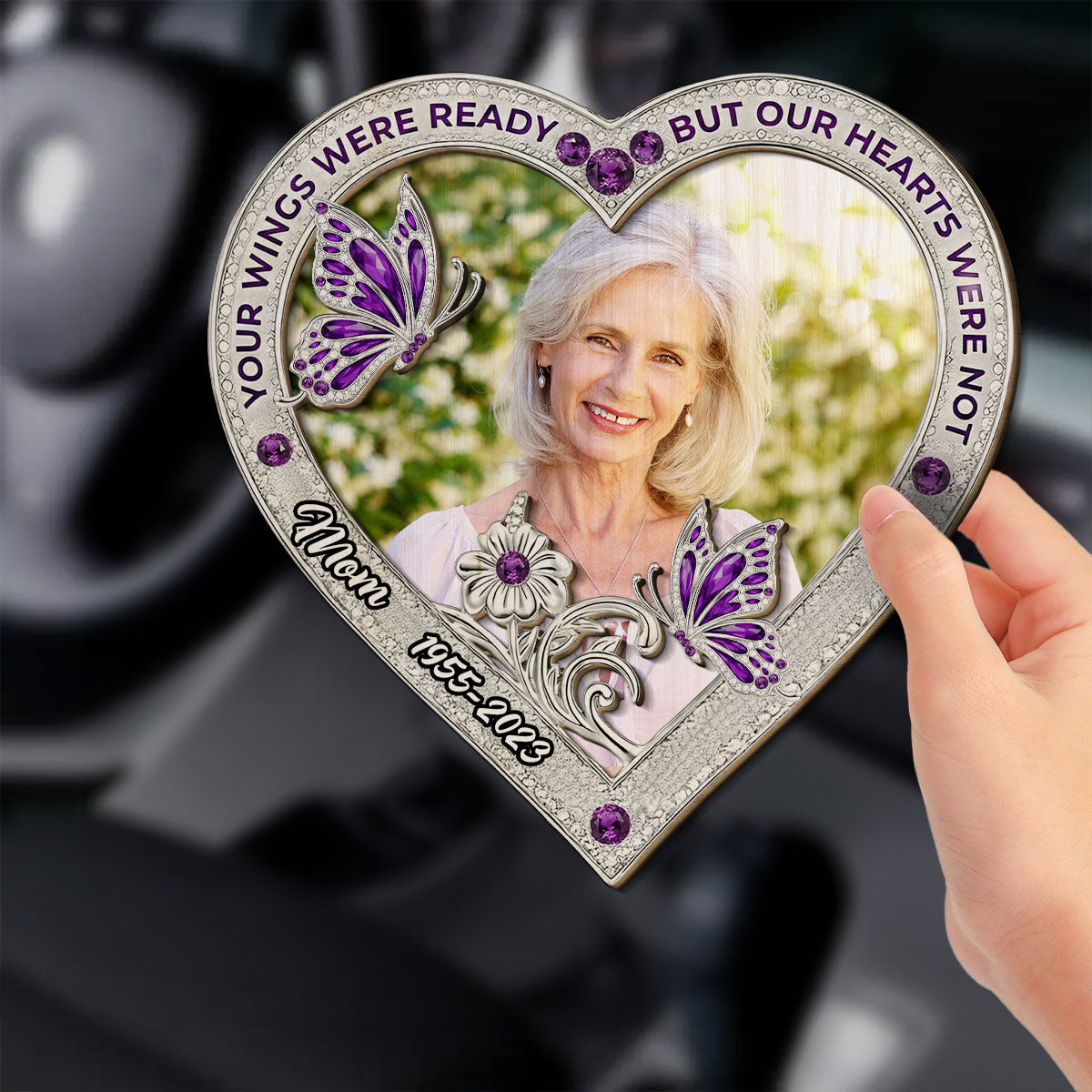Your Wings Photo 2 - Personalized Car Visor Clip
