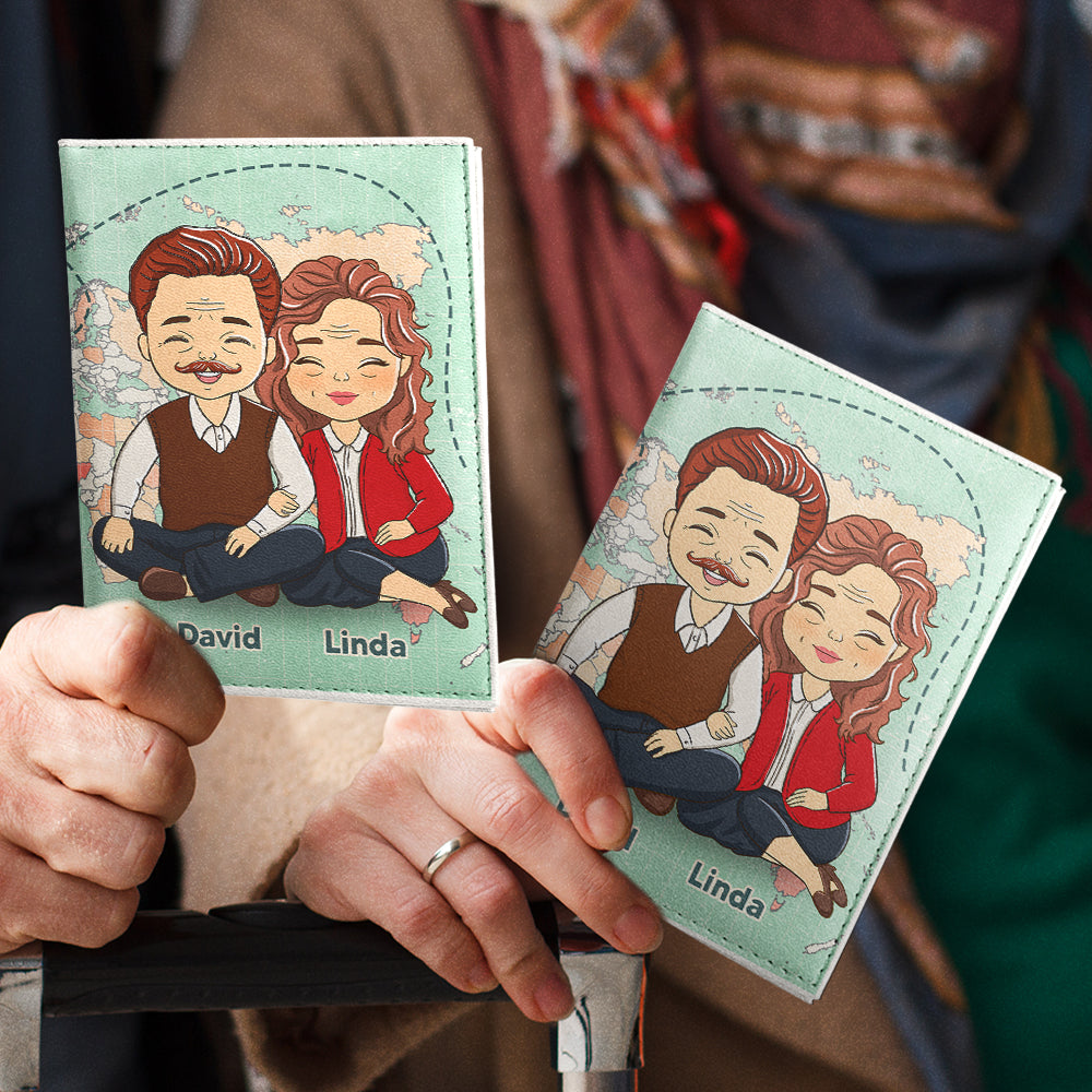 Together We Wander - Personalized Passport Cover