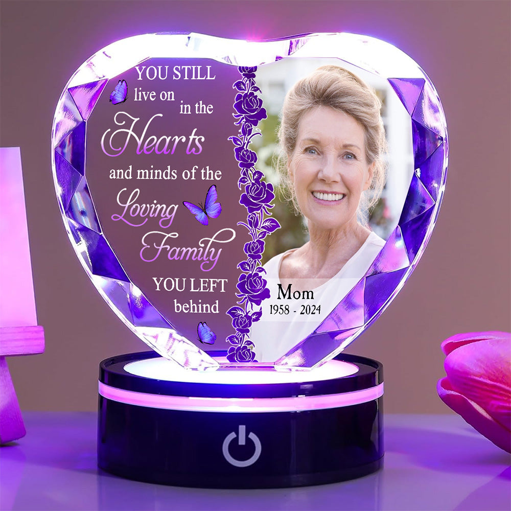 In The Hearts - Personalized Crystal Led Light