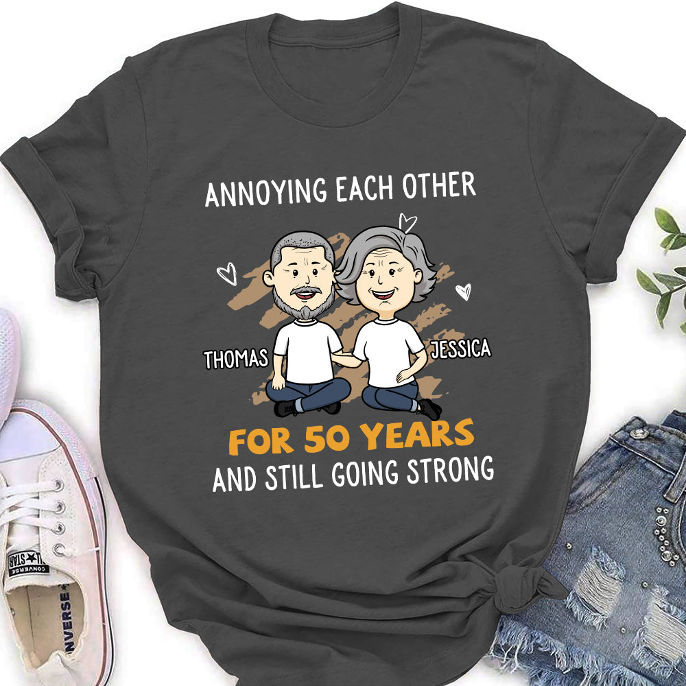 Custom Christmas Anniversary Keepsake Gifts For Wife • For Many Years - Personalized Women's T-shirt