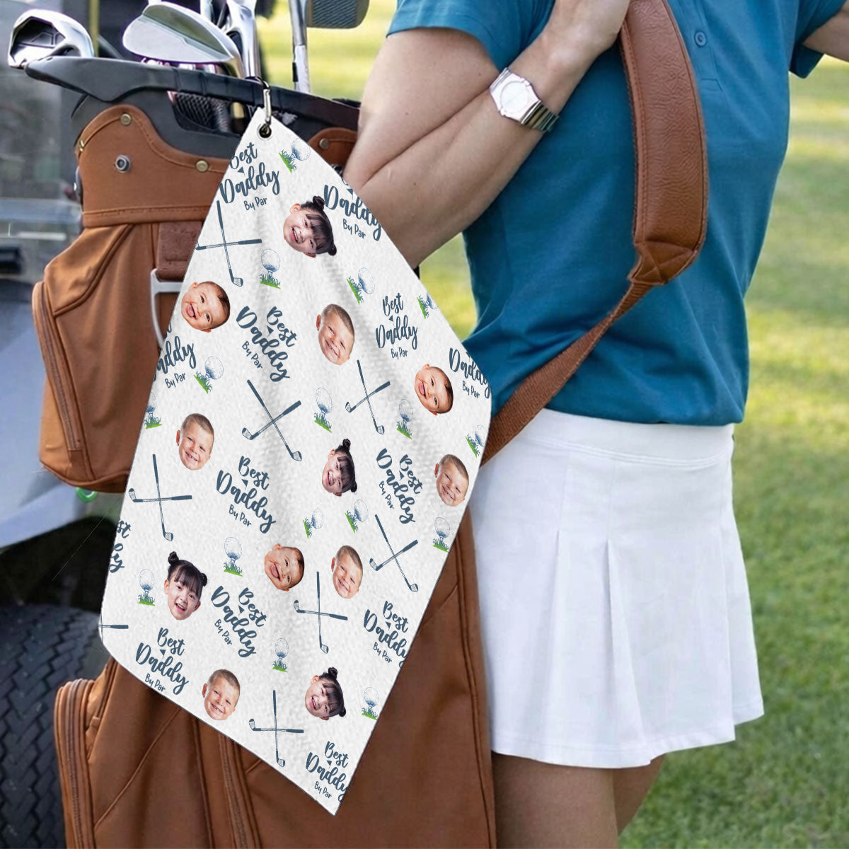 Best Dad By Par - Personalized Golf Towel