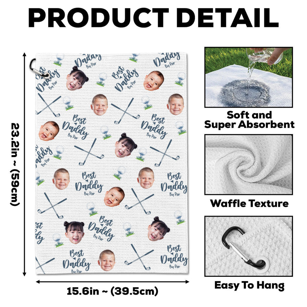 Best Dad By Par - Personalized Golf Towel