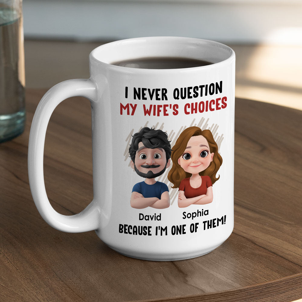 Custom Anniversary Keepsake Gifts For Couple • Chosen And Loved - Personalized Coffee Mug