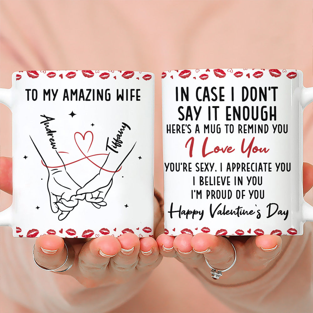 Custom Anniversary Keepsake Gifts For Couple • You And Me We Got This Valentine - Personalized Coffee Mug