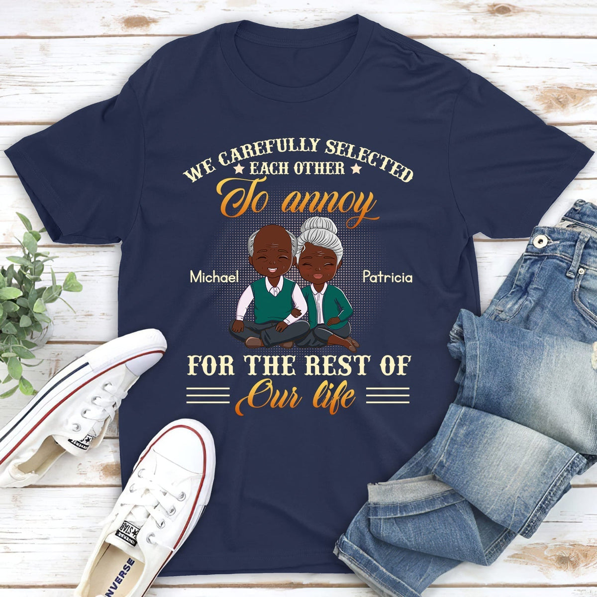 Custom Anniversary Keepsake Gifts For Couple • Carefully Selected - Personalized Classic T-shirt