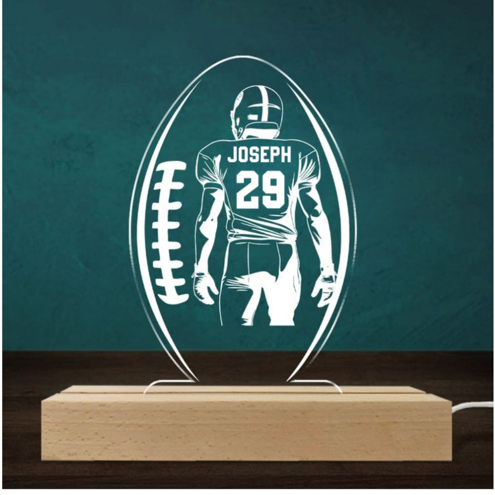 Custom Led Light Gift, Family Keepsake • Chill Out And Play Ball - Personalized LED Light