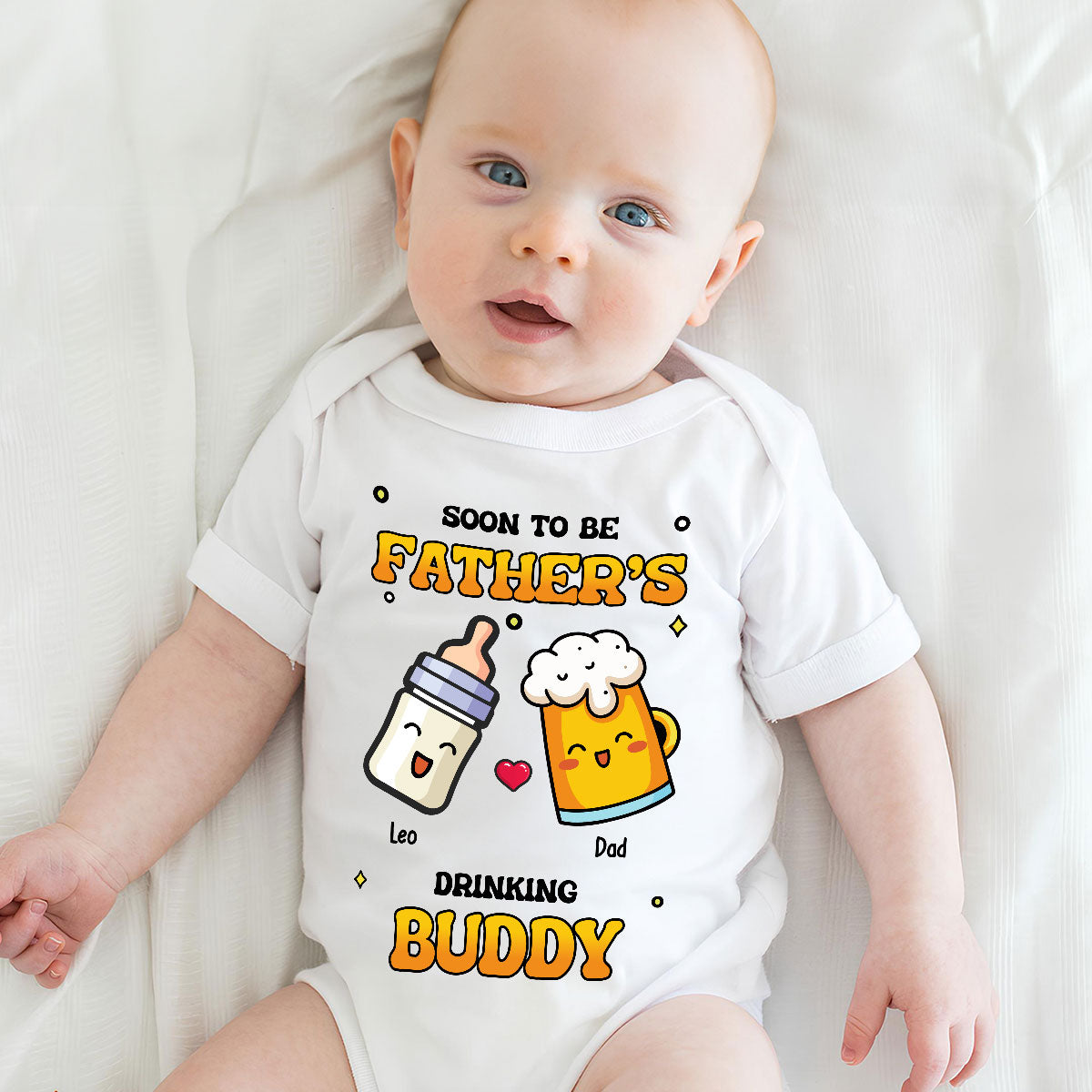 Father Buddy - Personalized Baby Onesie