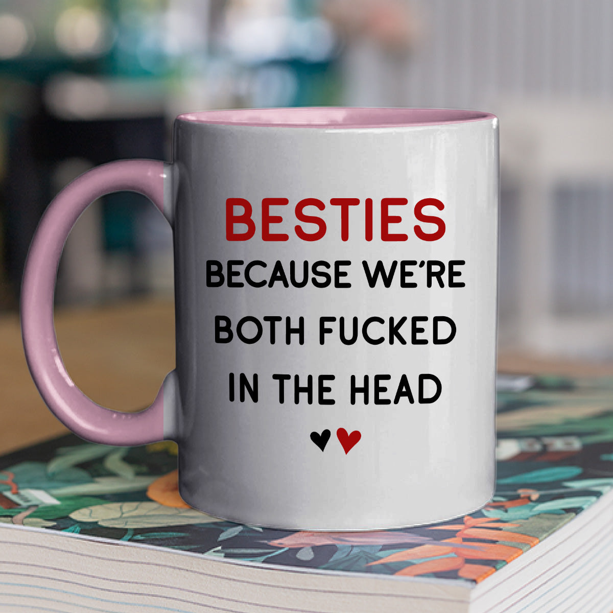 Custom Best Friend, Christmas & Birthday Friendship Keepsake Gift • We Are The Same - Personalized Accent Mug