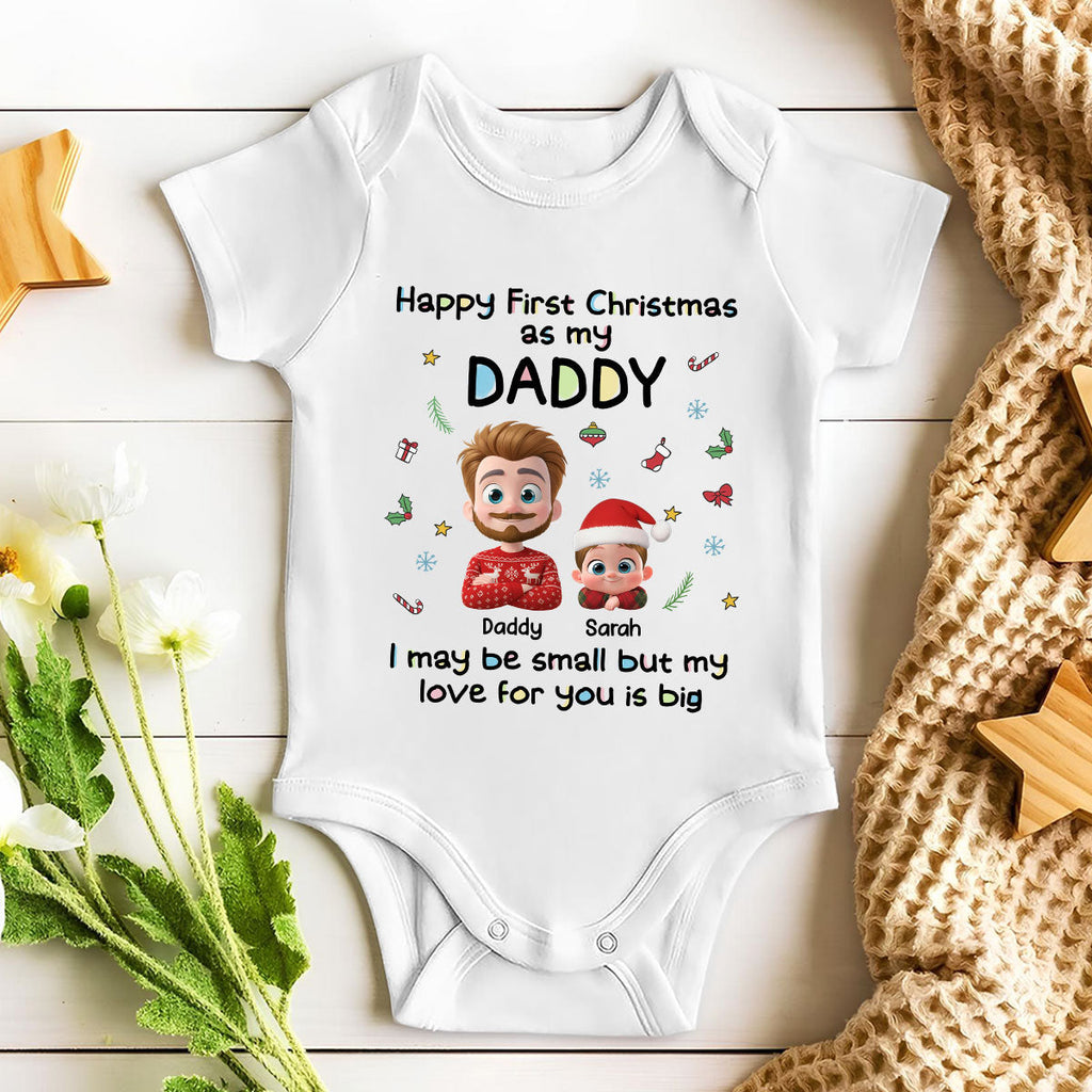 First Christmas With Baby - Personalized Baby Onesie