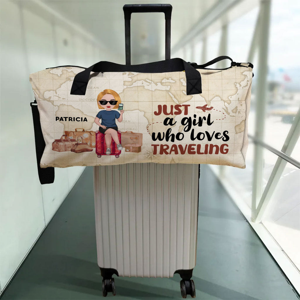 Travel Is My Therapy - Personalized Duffle Bag
