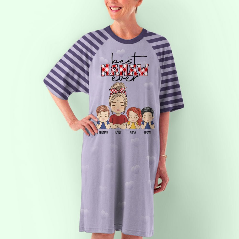 My One And Only Grandma - Personalized 3/4 Sleeve Dress