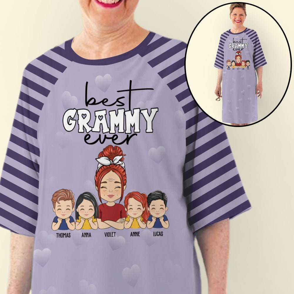 My One And Only Grandma - Personalized 3/4 Sleeve Dress