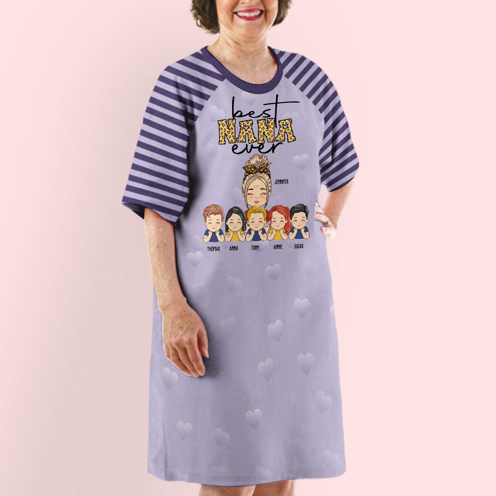 My One And Only Grandma - Personalized 3/4 Sleeve Dress