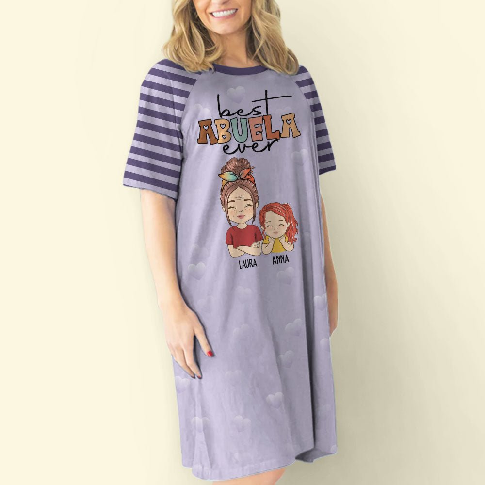 My One And Only Grandma - Personalized 3/4 Sleeve Dress
