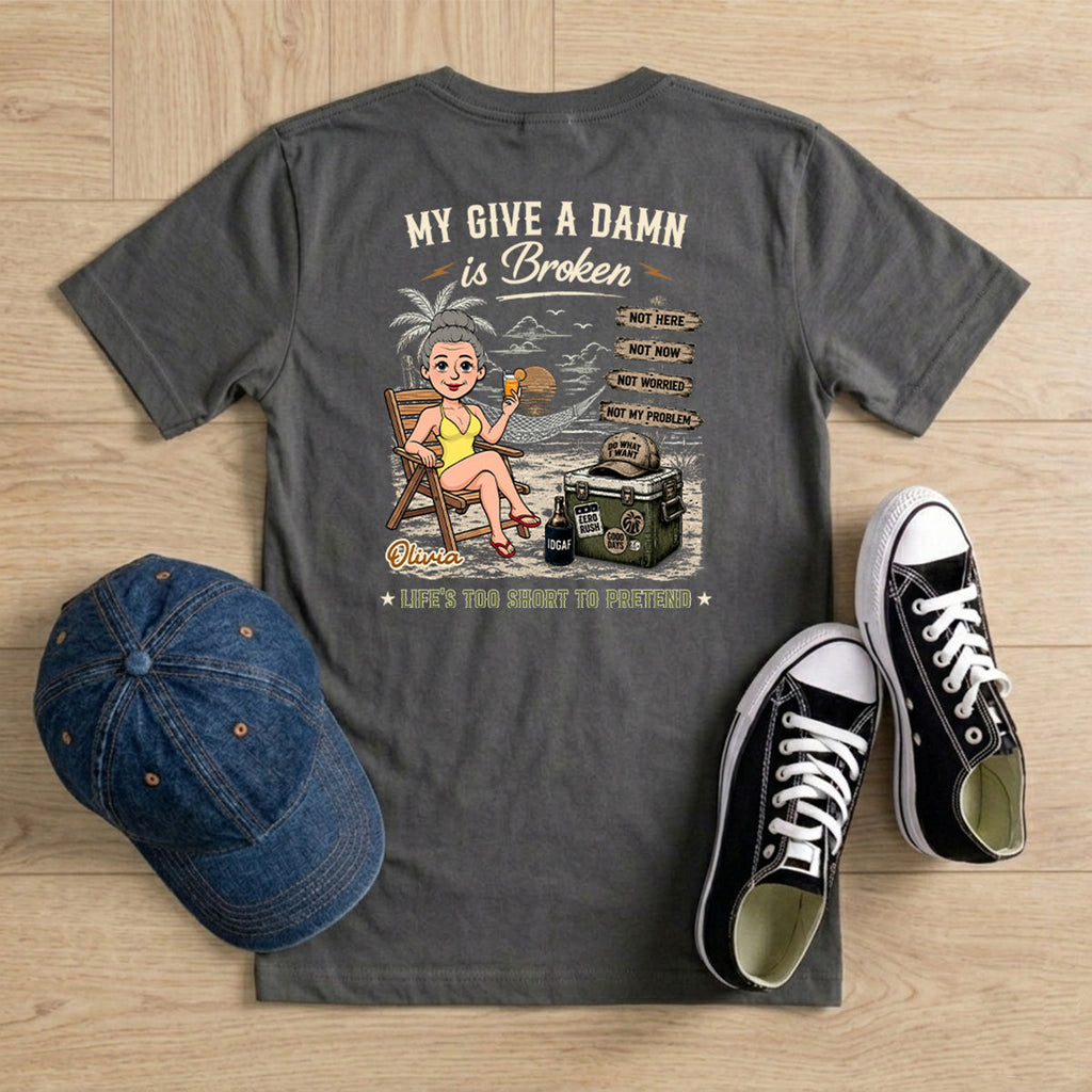 Custom Christmas & Birthday Gift for Grandpa • Old Enough To Decline - Personalized Shirt